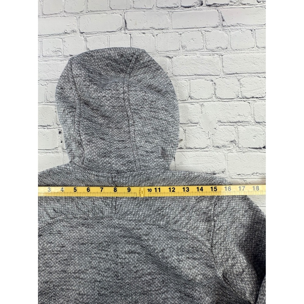 Mammut Chamuera Hooded Jacket Women M Grey Good Fleece Knit Full Zip - Picture 12 of 12